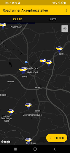 Android application Roadrunner App screenshort