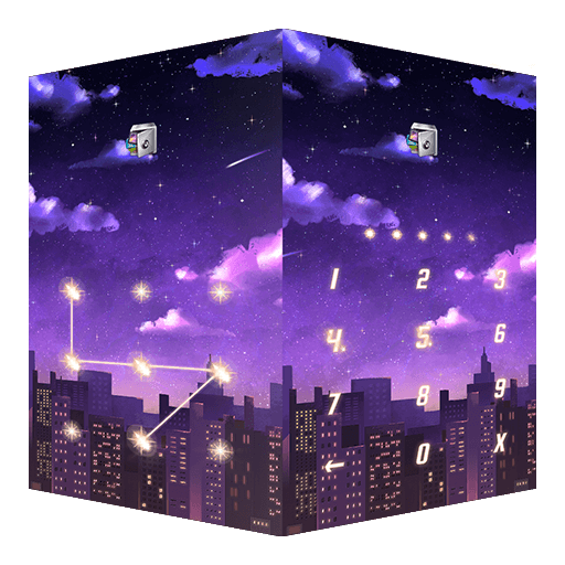 AppLock Live Theme StarryNight logo