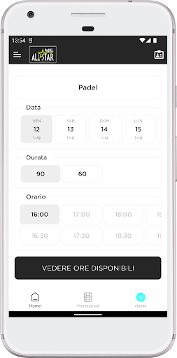 All Star Padel Screen 3