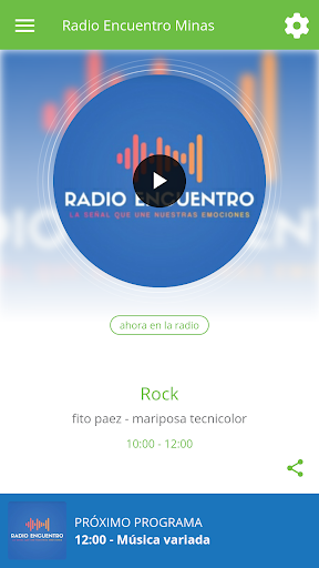 Android application Radio Encuentro Minas screenshort
