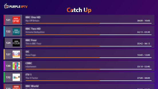 IPTV Smart Purple Player Capture d'écran