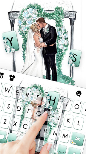 Happy Wedding Keyboard Backgro Screen 2