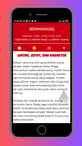 Cari Weton Ku (Weton Jawa) Screen 3