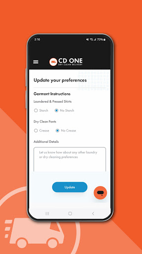 CD One Laundry & Dry Cleaning Screen 3