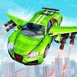 Cover Image of Download Flying Police Robot Car Games 2.8 APK