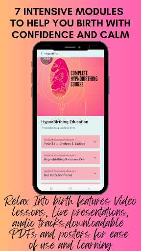 Relax Into Birth Hypnobirthing Screen 3