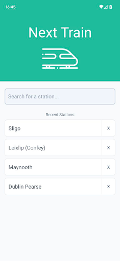 Next Train Screen 3
