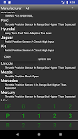 screenshot of OBDII Trouble Codes Lite