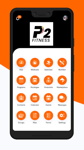 Android application P2 Fitness screenshort