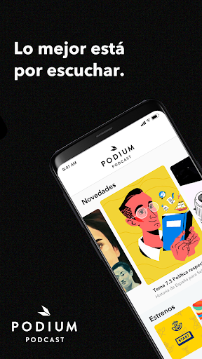 Android application Podium Podcast screenshort