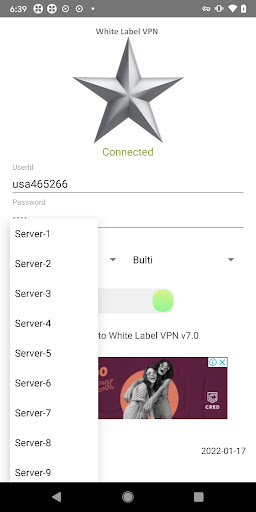 White Label VPN Screen 2