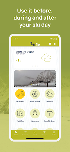 Android application Vallter screenshort