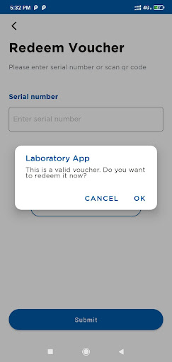SmartHealth for Vendors Screen 2