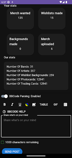 Android application MyKPopWishList screenshort