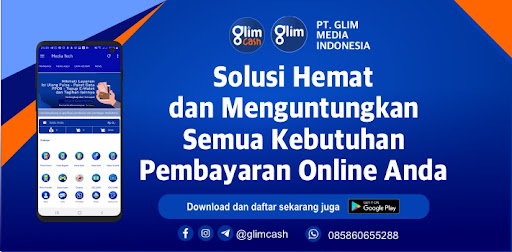 GlimCash - Agen Pulsa PPOB dll
