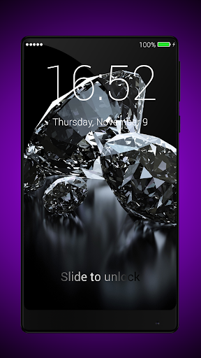 Android application Diamond Keyboard Lock Screen screenshort