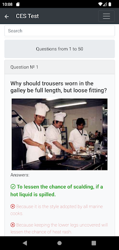 Catering. Messboy Detailed CES