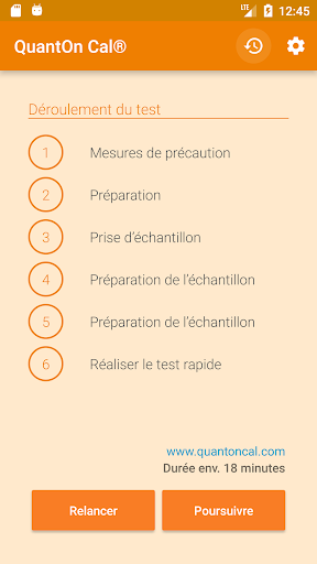 Aperçu de l'application