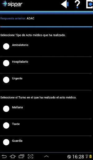 SIPPAR Screen 3