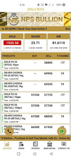 NPS Bullion Screen 3