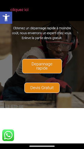 Sos genie civil APP Screen 2