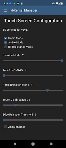 lyb Kernel Manager Screen 2