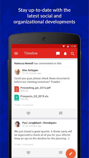 Android application Active2030 screenshort