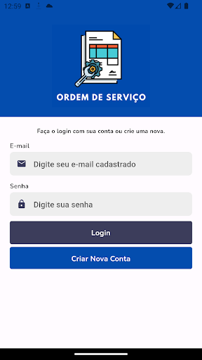 Android application Ordens de Serviço - Controle screenshort