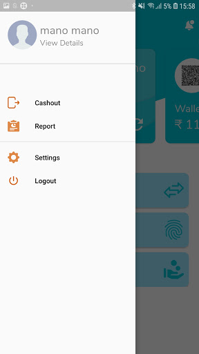 Android application MATM SERVICE-1 screenshort
