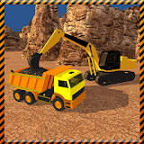 Coal Digger Crane & Mine Truck icon