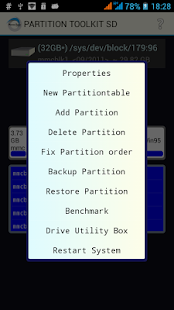 ROEHSOFT PARTITION TOOL SD-USB Capture d'écran