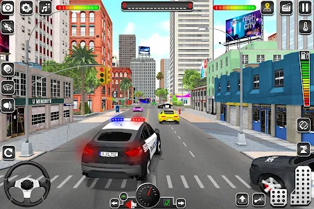 警察遊戲模擬器 3d - 警車追逐遊戲