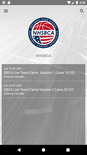 Android application NHSBCA screenshort