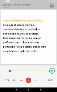 Captura 10 Himno México Memorizar Escucha android