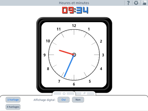 Android application Outils pour l'école : Heures e screenshort