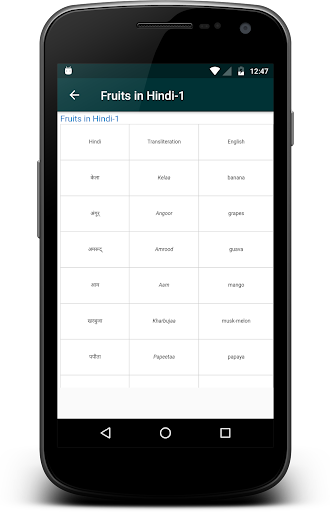 Learn Hindi Screen 3