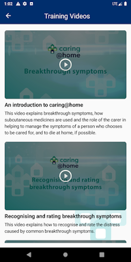 caring@home Screen 3