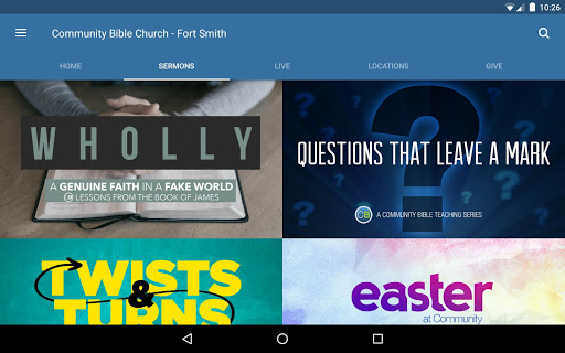 Screenshot of Community Bible Church