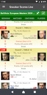 Snooker Scores Live