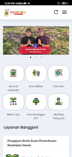 Android application Badung Go Tani screenshort