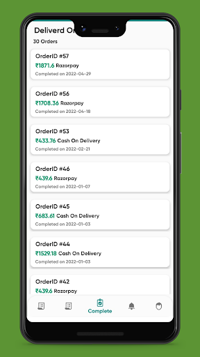 Android application MedConnectPlus Delivery Boy screenshort