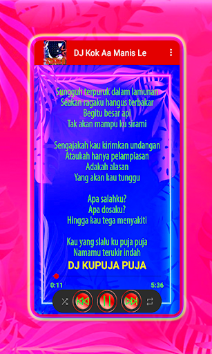 Updated Dj Gimana Le Kok Aa Manis Le Lirik Mod App Download For Pc Android 2021