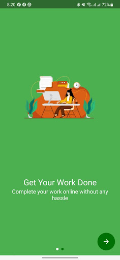 Android application Porpop freelance screenshort