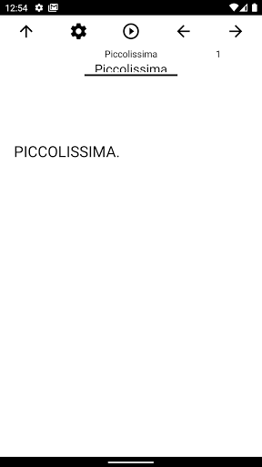 Android application Book, Piccolissima screenshort