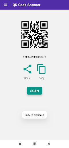 QR Code Scanner | DigitalData Screen 3