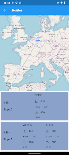 Flight Routes / Flight Plan Screen 3