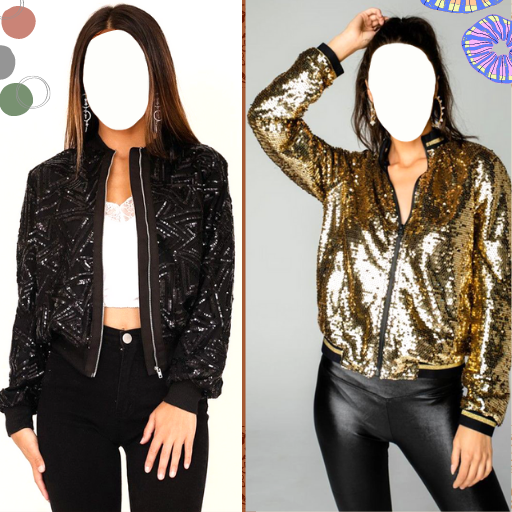 Women Sequin Jacket Suits logo