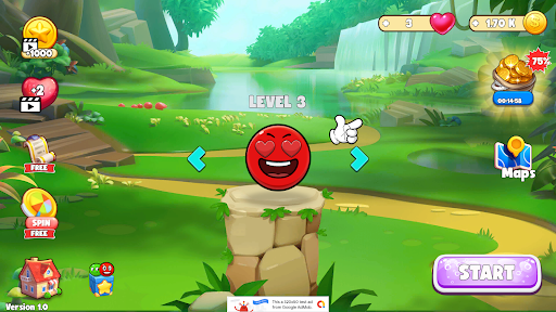 Android application Roller Adventure Ball screenshort