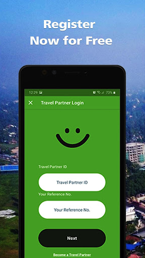 Android application YouCab Travel Partner screenshort