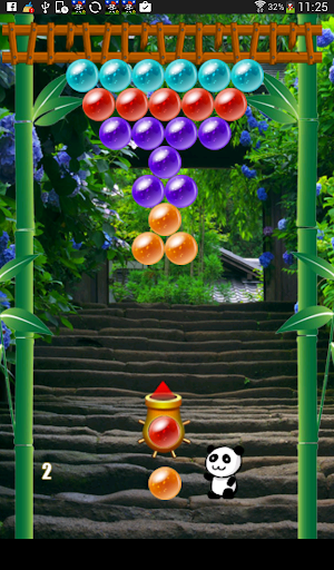 Android application Panda Bubble Shooter screenshort
